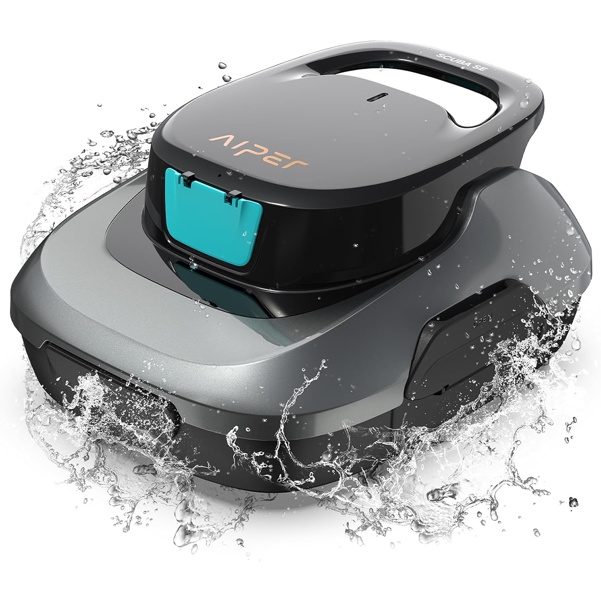 AIPER Scuba SE Robot Pool, Cordless Pool Vacuum, 90 Minutes Cleaning, Automatic Parking Function, Compact and Lightweight Pool Cleaner, Ideal for Above Ground Pools 80㎡ - Online Shop