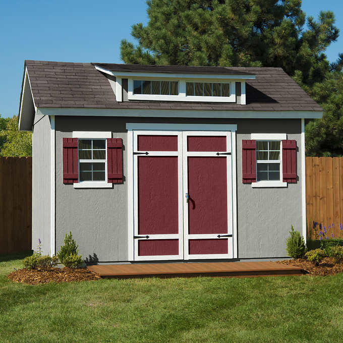 Montague 12' x 8' Wood Storage Shed - Do It Yourself Assembly - Online Shop