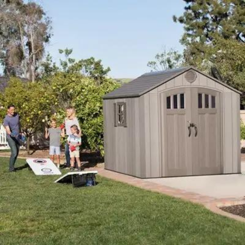 Lifetime 8 Ft. x 10 Ft. Outdoor Storage Shed - Online Shop