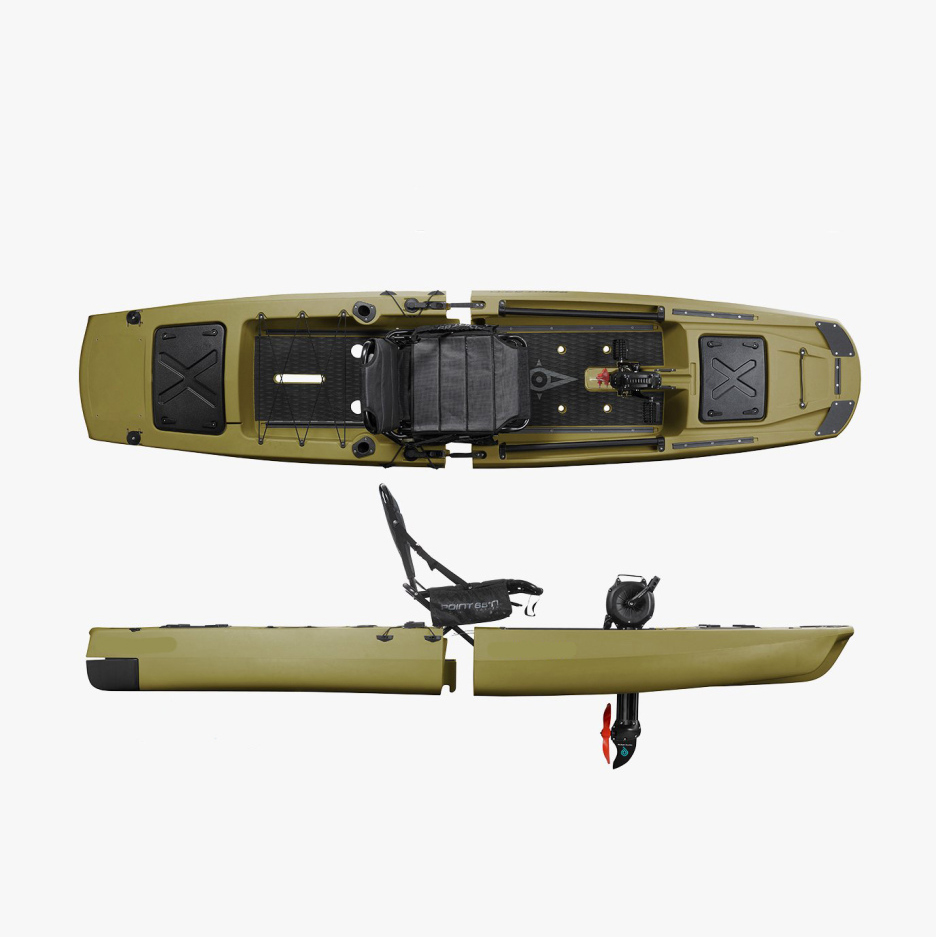 Modular three-body fishing kayak - Online Shop