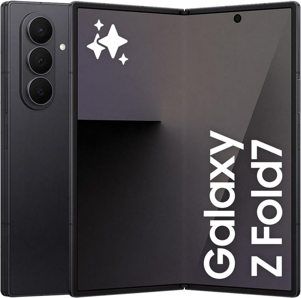 Samsung Galaxy Z Fold7 – Ultra Thin Foldable Phone, 200MP Camera, Large Screen, 12GB RAM, 4400mAh Battery, Jetblack, 3-Year Samsung Warranty - Online Shop