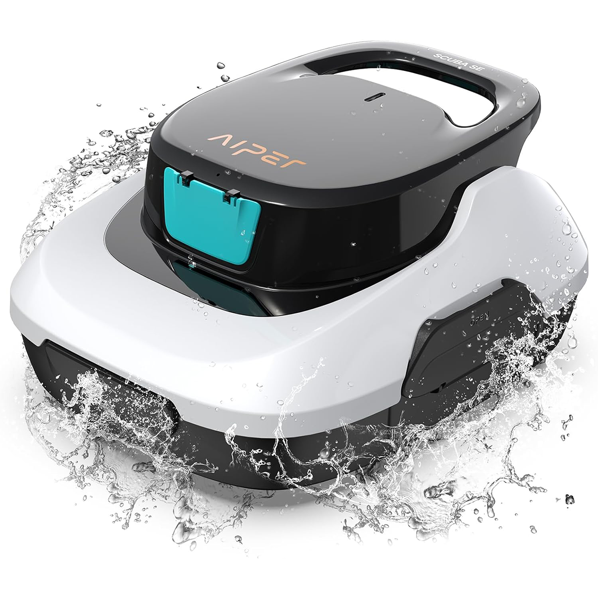 AIPER Scuba SE Robot Pool, Cordless Pool Vacuum, 90 Minutes Cleaning, Automatic Parking Function, Compact and Lightweight Pool Cleaner, Ideal for Above Ground Pools 80㎡ - Online Shop