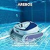 Arebos Automatic Pool Robot | Pool Cleaner for Wall, Floor and Waterline - Up to 100 m³ - APP Controlled - 3 Modes - Online Shop