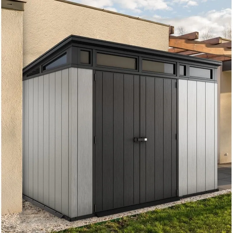 Artisan 9' wide x 7.5' deep plastic storage shed - Online Shop