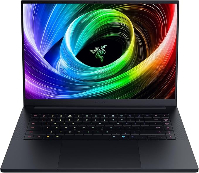 Razer Blade 16 (2025) AI Gaming Laptop | RTX 5090 · 16″ QHD+ 240Hz OLED Display · Ryzen AI 9 365 · 32GB / 64GB RAM · 1TB / 2TB SSD | QWERTZ DE Layout – Black - Online Shop