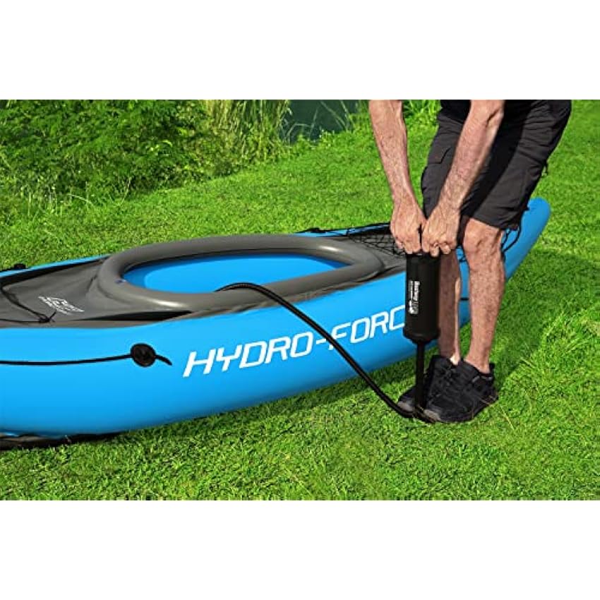 Bestway Hydro Force Inflatable Kayak Set | Includes Seat, Paddle, Hand Pump, Storage Carry Bag | Great for Adults, Kids and Families - Online Shop