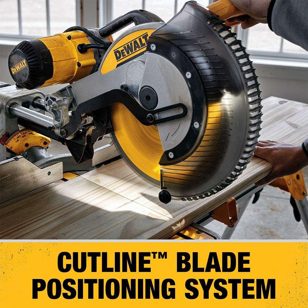 DEWALT DWS780 12 Sliding Compound Miter Saw Plus DWX723-XE 3.8m Extendable Stand Two Piece Bundle - Online Shop