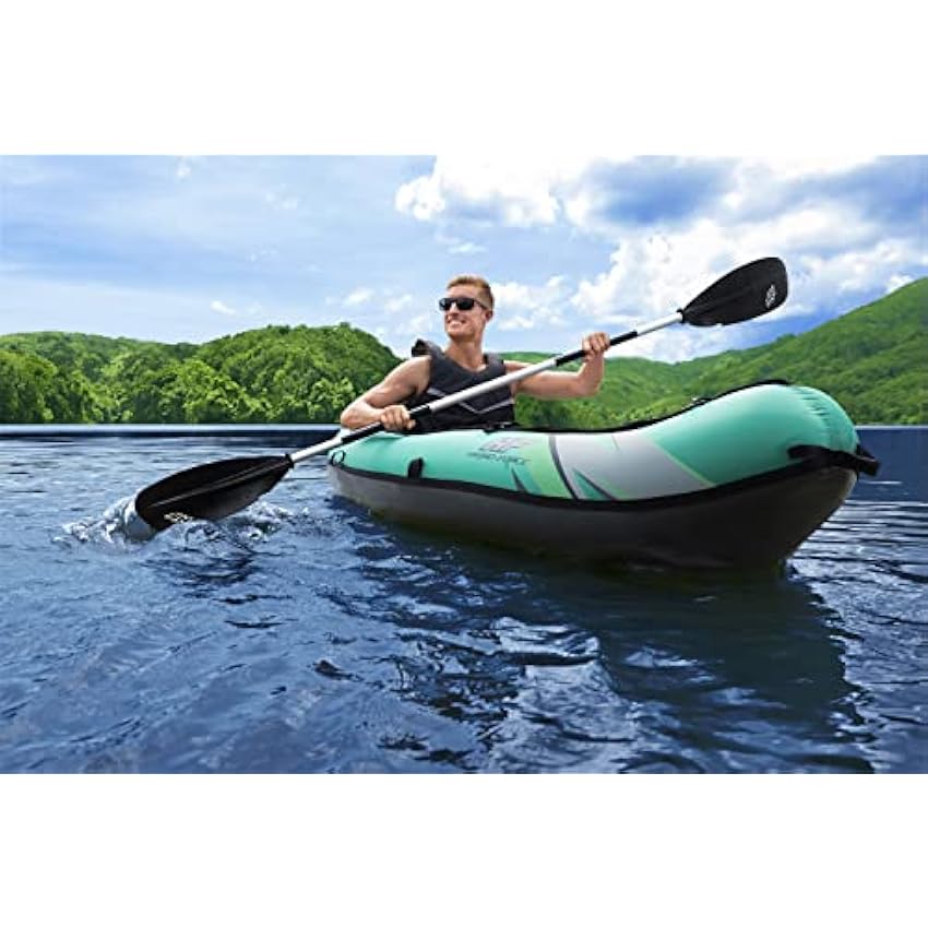 Bestway Hydro Force Inflatable Kayak Set | Includes Seat, Paddle, Hand Pump, Storage Carry Bag | Great for Adults, Kids and Families - Online Shop