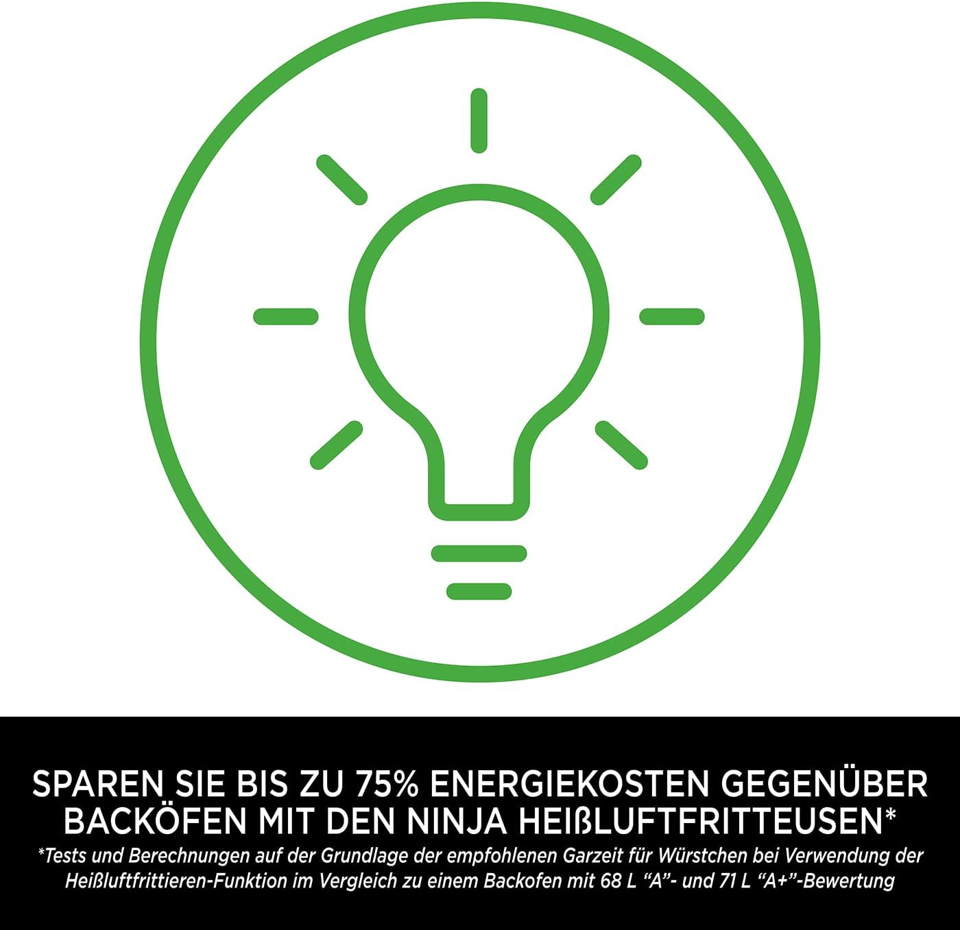 Ninja [AF300EU] 2 Large Frying Compartments, 6 Functions, 2470 W, 2 Independent Garzones, 7.6 Litres, 65% Save Energy Costs - Online Shop