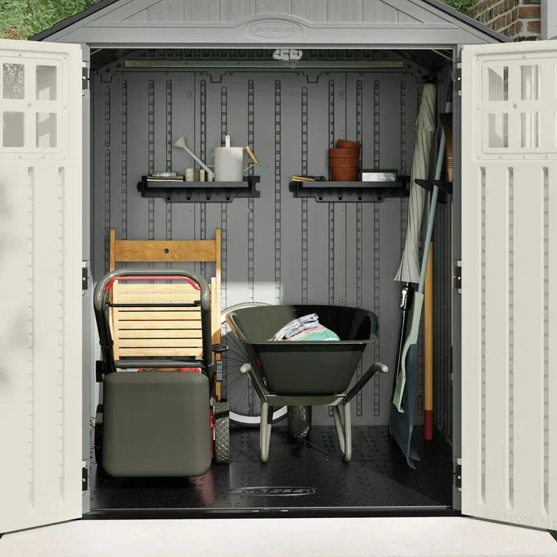 Suncast 6 ft. x 5 ft. Resin Storage Shed - Online Shop