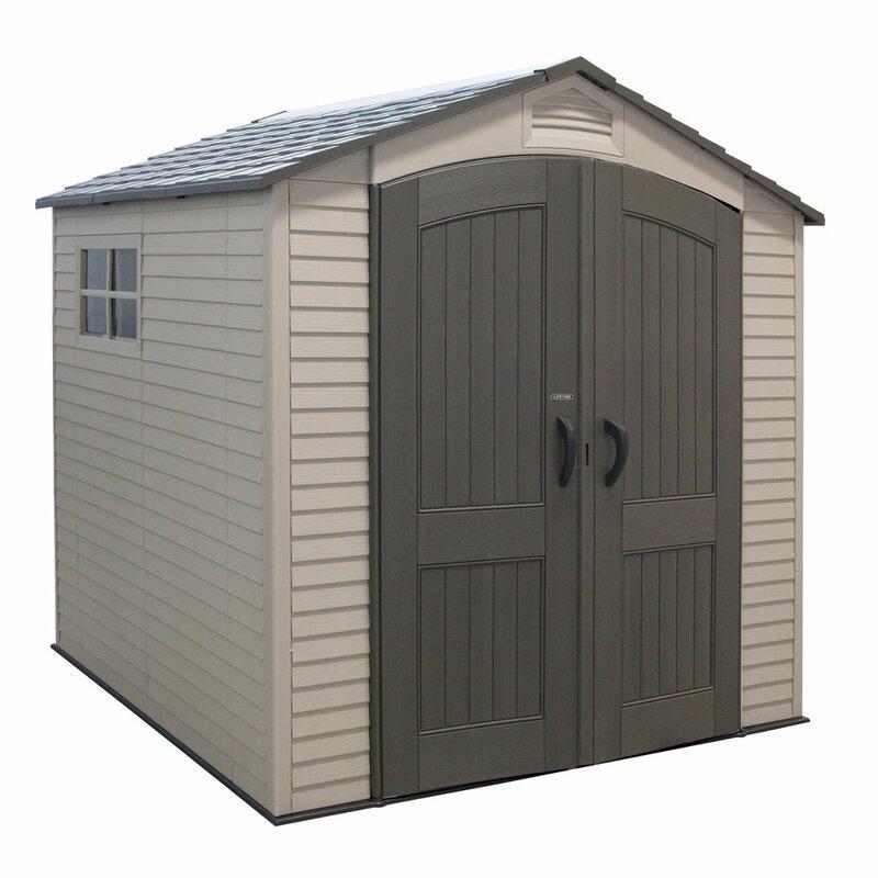 7 ft. W x 7 ft. D Plastic Storage Shed - Online Shop