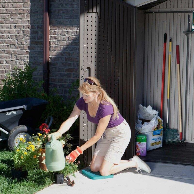 7 ft. W x 4 ft. 7 in. D Plastic Storage Shed - Online Shop