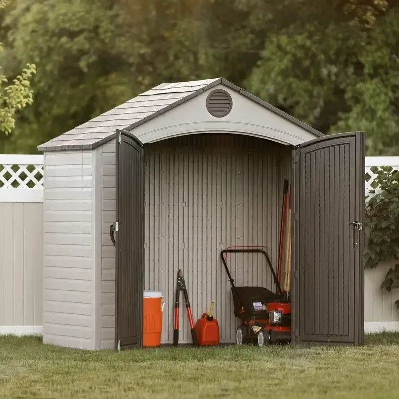 8 ft. W x 5 ft. D Plastic Storage Shed - Online Shop
