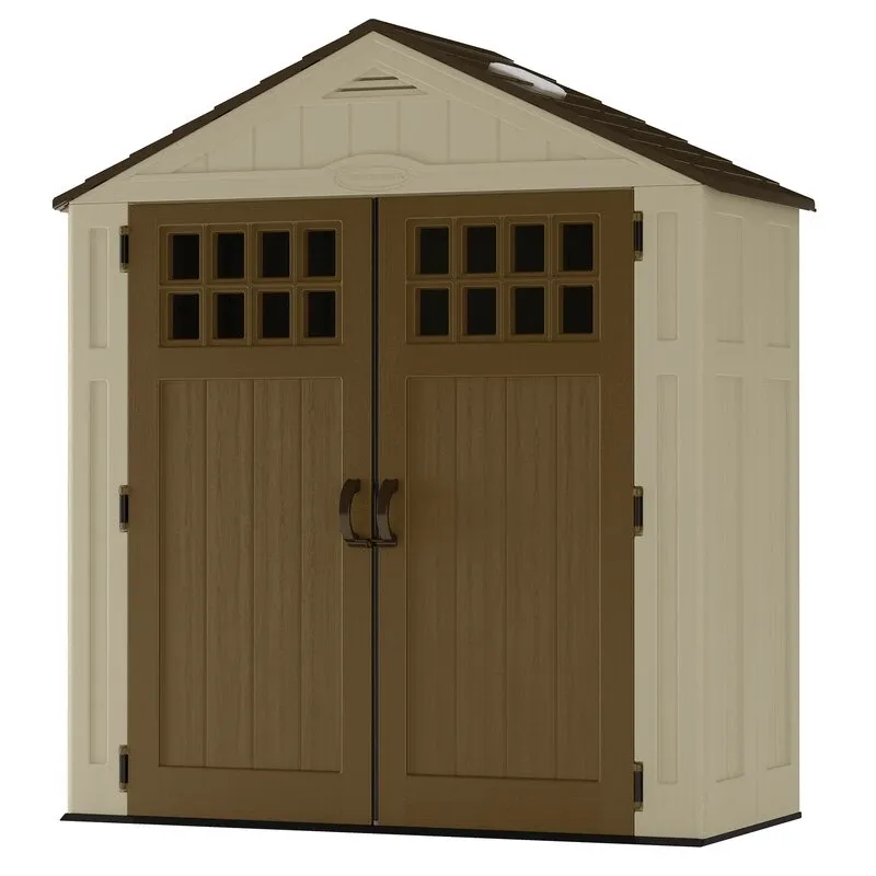 Everett Outdoor 6'W x 3'D Plastic Storage Shed - Online Shop