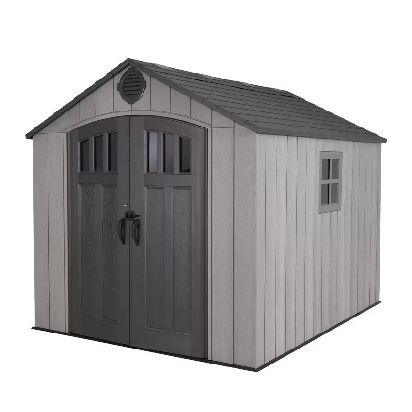 Lifetime 8 ft. x 10 ft. Outdoor Storage Shed - Online Shop