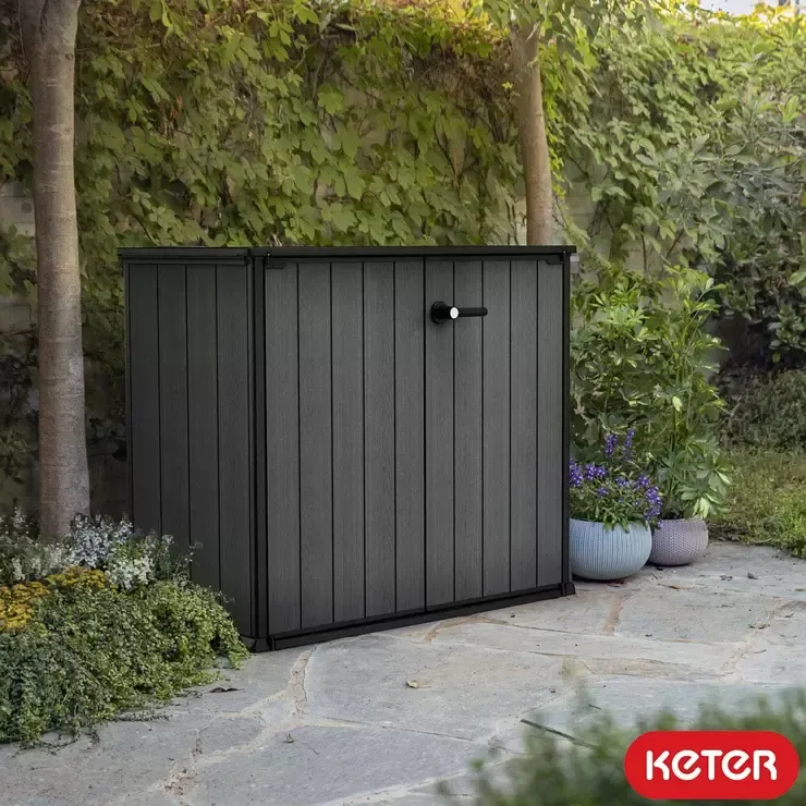 Keter Cortina Bella 4ft 6 x 2ft 4 (1.4 x 0.7m) 1,000 Litre Vertical Storage Shed - Online Shop