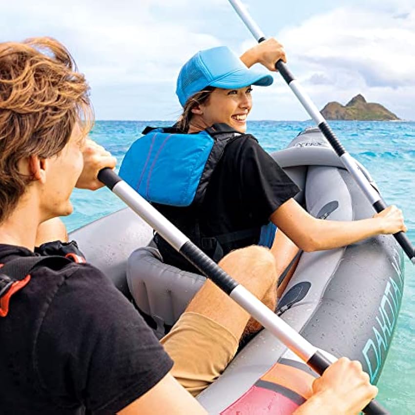 INTEX 2-Person Inflatable Kayak Set, Dakota K2 with 86in Oars and Pump - Online Shop