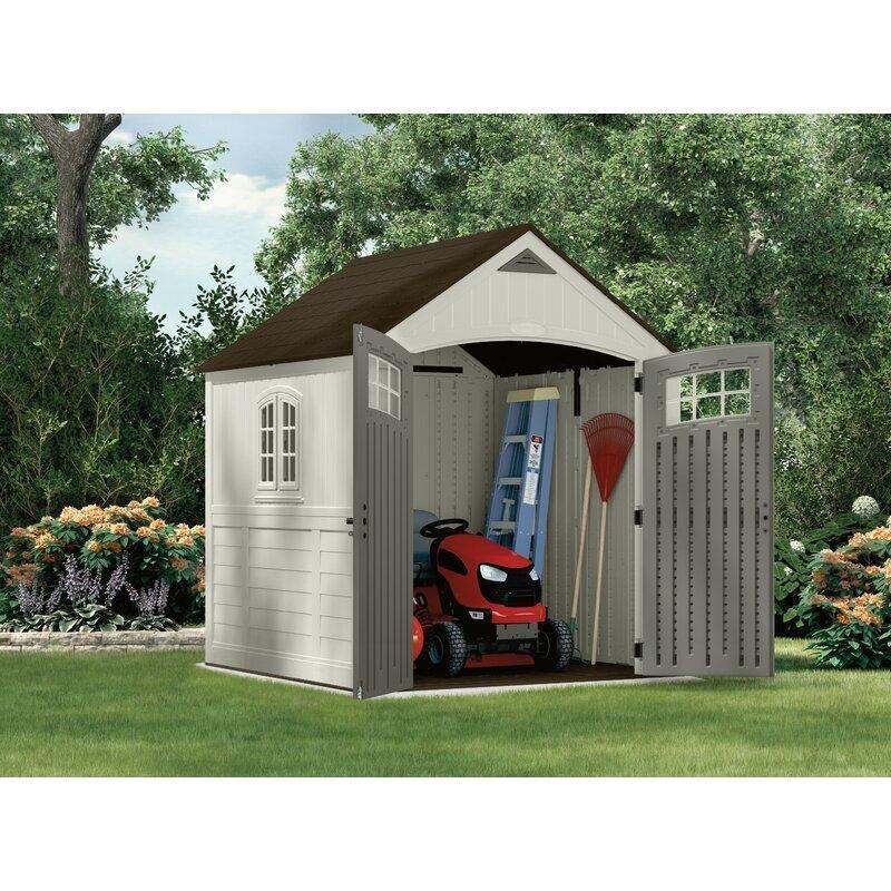 Cascade 7 ft. W x 7 ft. D Plastic Storage Shed - Online Shop