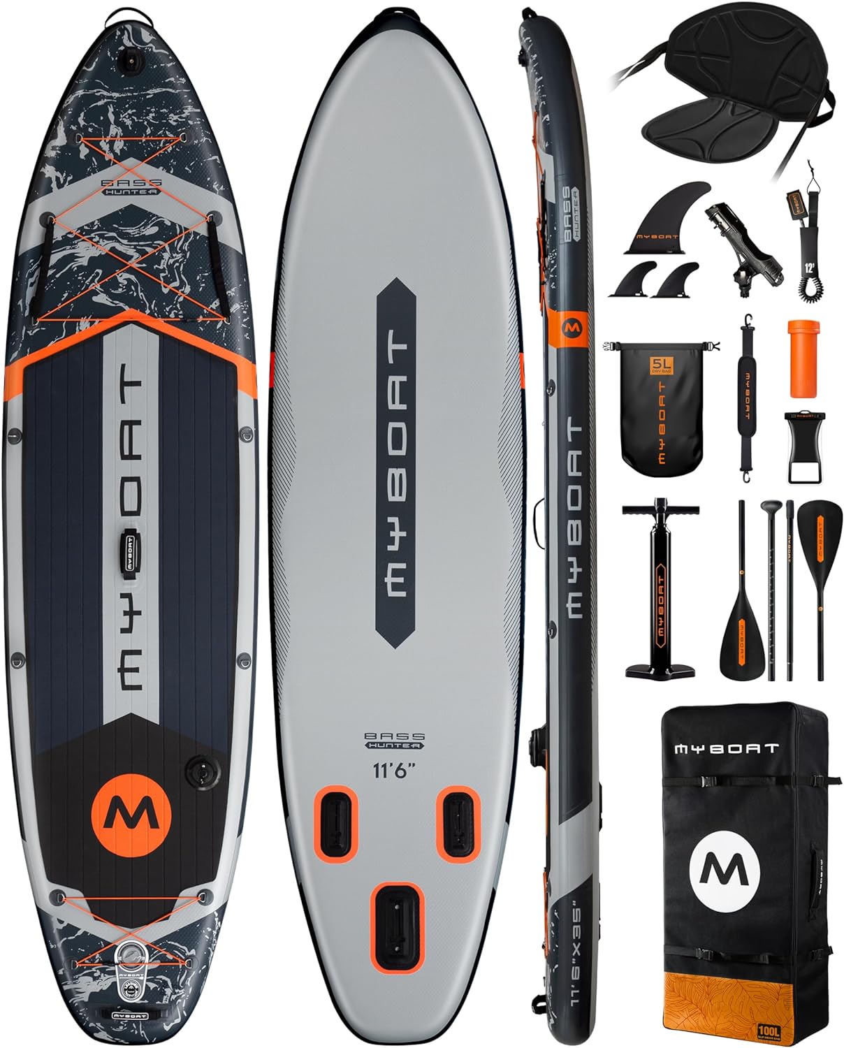 11'6×34×6 Extra Wide Inflatable Paddle Board - Online Shop