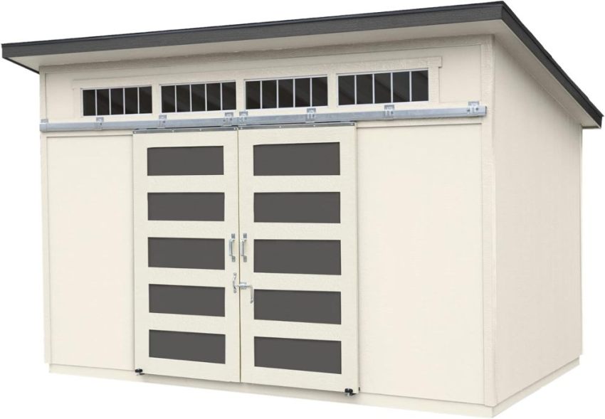 Handy Home Products Palisade 12x8 DIY Wooden Storage Shed (With Floor) - Online Shop