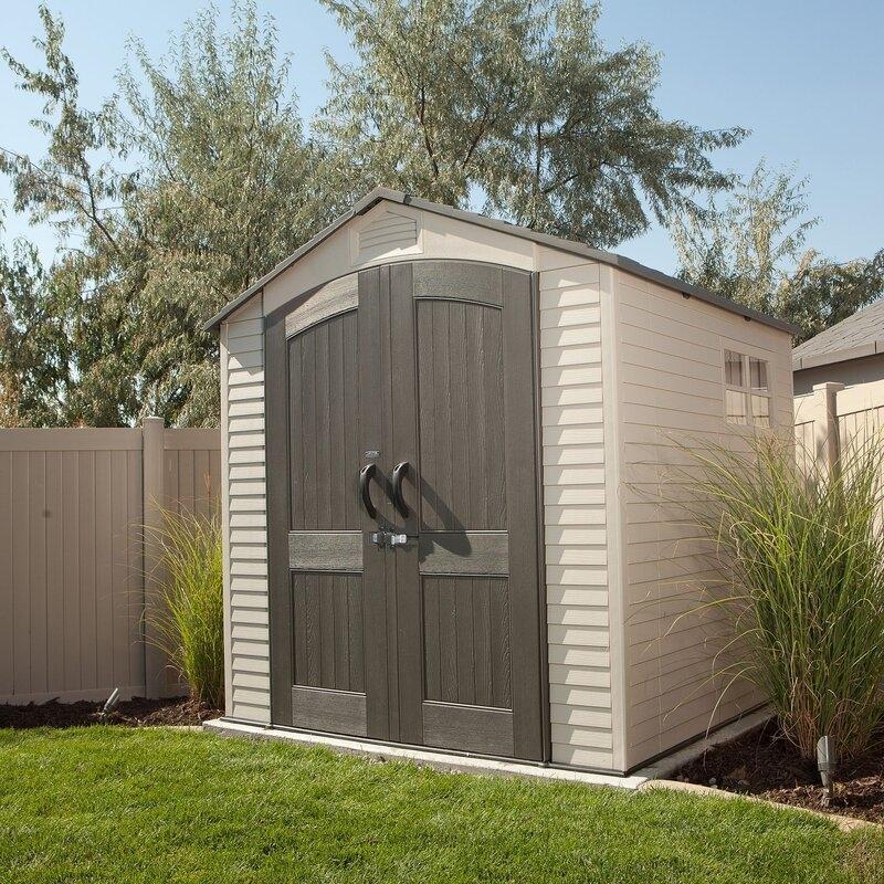 7 ft. W x 7 ft. D Plastic Storage Shed - Online Shop