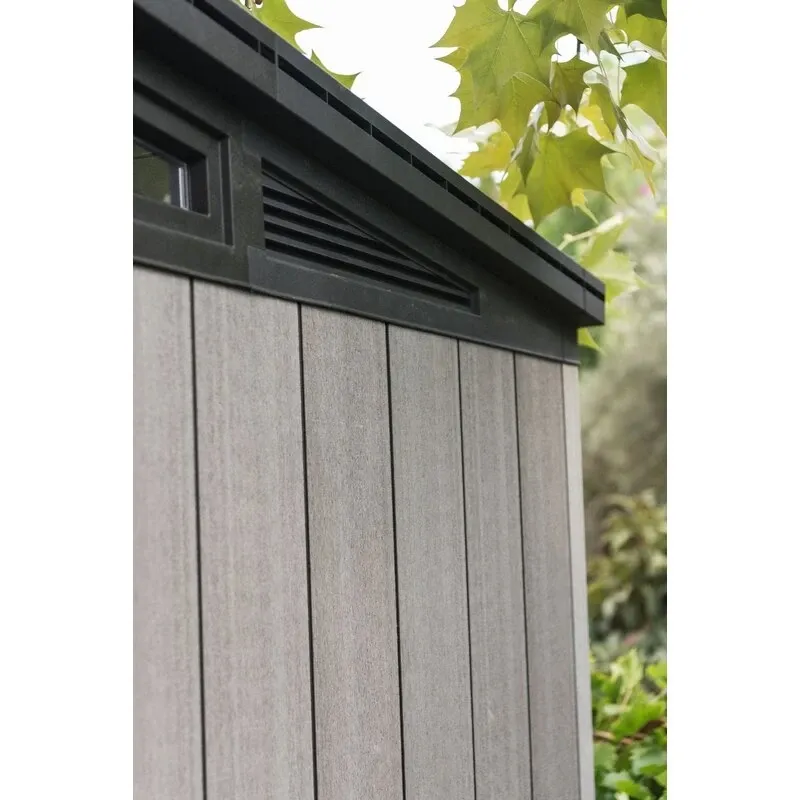 Artisan 9' wide x 7.5' deep plastic storage shed - Online Shop