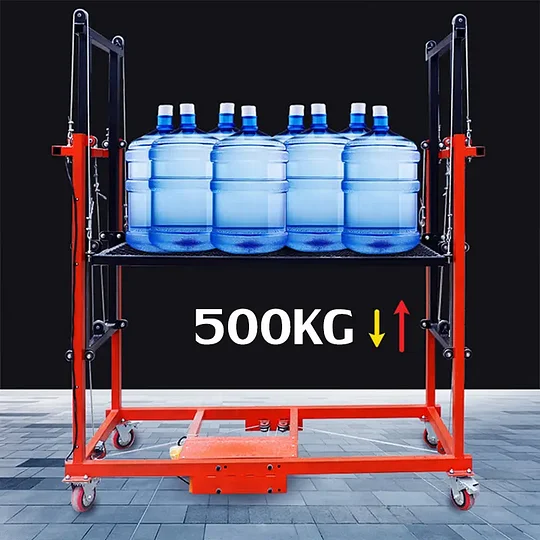 Foldable Electric Lift Scaffolding (Load 500Kg) - Online Shop