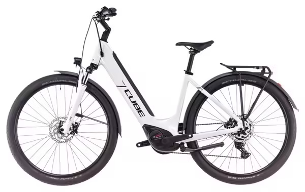 Cube Touring Hybrid One 500 Easy Entry Electric Hybrid Bike Shimano Cues 9S 500 Wh 700 mm Cotton White Grey 2025 - Online Shop