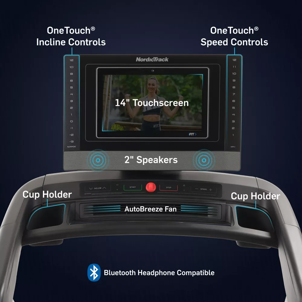 NordicTrack Commercial 1750 Motorized Treadmill - Online Shop