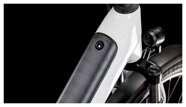 Cube Touring Hybrid One 500 Easy Entry Electric Hybrid Bike Shimano Cues 9S 500 Wh 700 mm Cotton White Grey 2025 - Online Shop