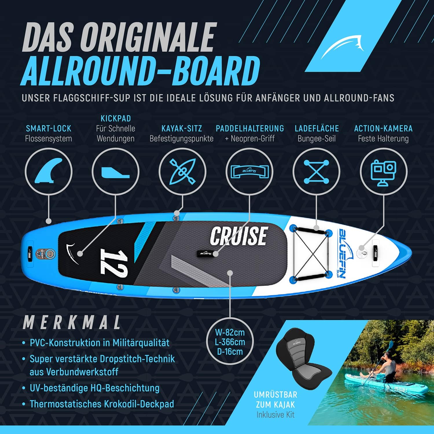 Bluefin Cruise SUP Board Set - Online Shop