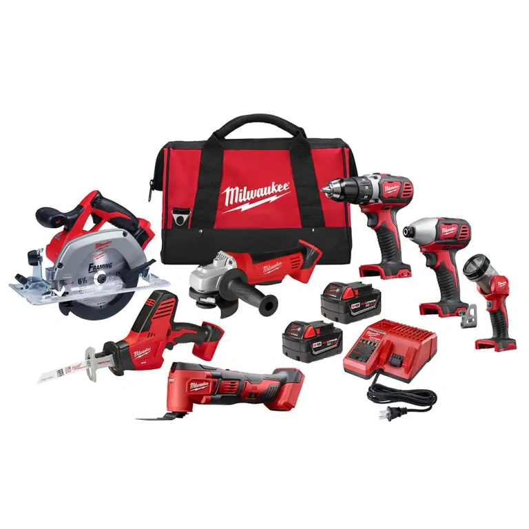Milwaukee M18 18V Cordless Power Tool Combo Kit – Brushless Set with RedLithium Batteries & Charger (7–25 Piece Options) - Online Shop