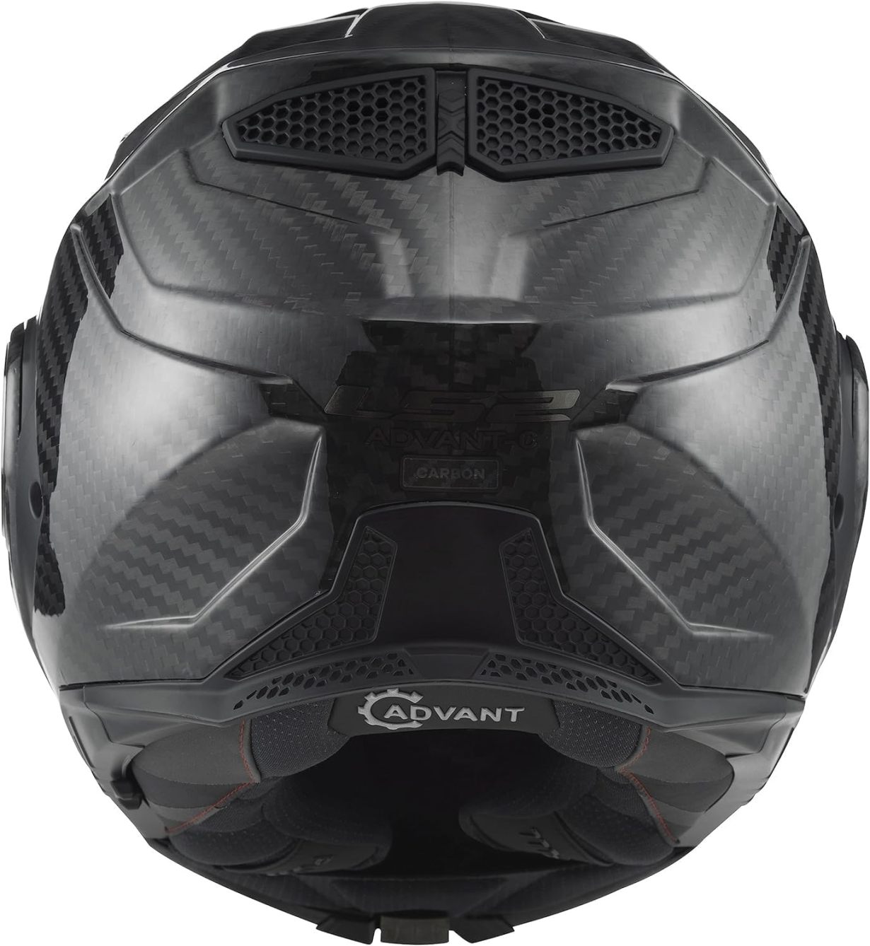 MODULAR MOTORCYCLE BLUETOOTH HELMET LS2 FF901 ADVANT X CARBON Flip Front Dual Visor Touring Motorbike Full Face Crash Helmet with Pre-Fitted LS2 4X Intercom - Online Shop