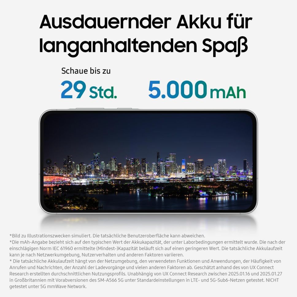 Samsung Galaxy A56 5G AI Smartphone ohne Vertrag - Online Shop