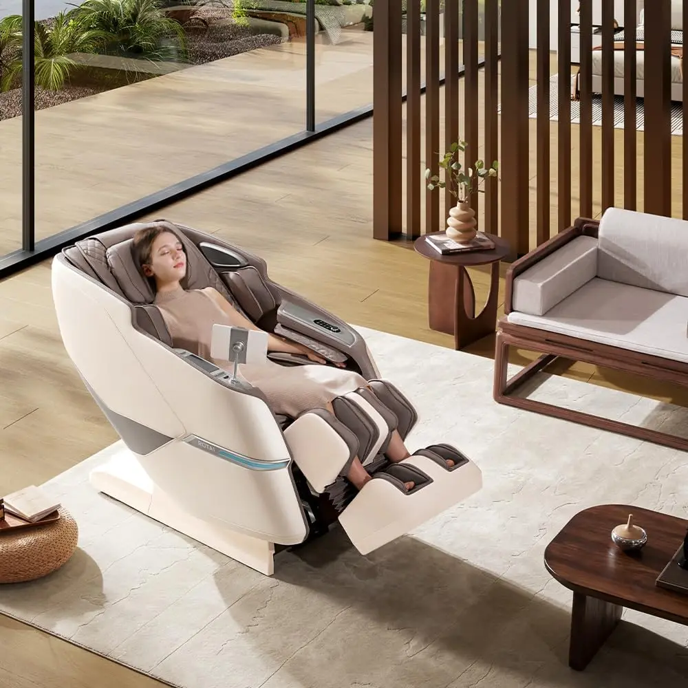 ROTAI Massage Chair. Full Body Zero Gravity SL Track Shiatsu Massage Chair with Heating. Bluetooth. Foot Roller. Calf Kneading Massage - Online Shop