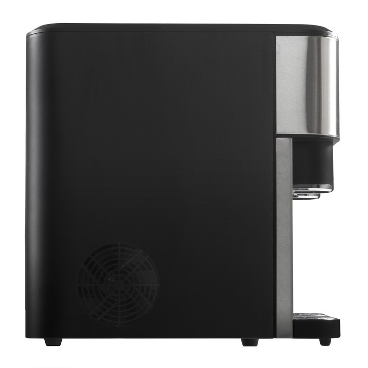 electriQ Countertop Ice Maker with Ice Crusher and Water Dispenser, Stainless Steel/Black - Online Shop