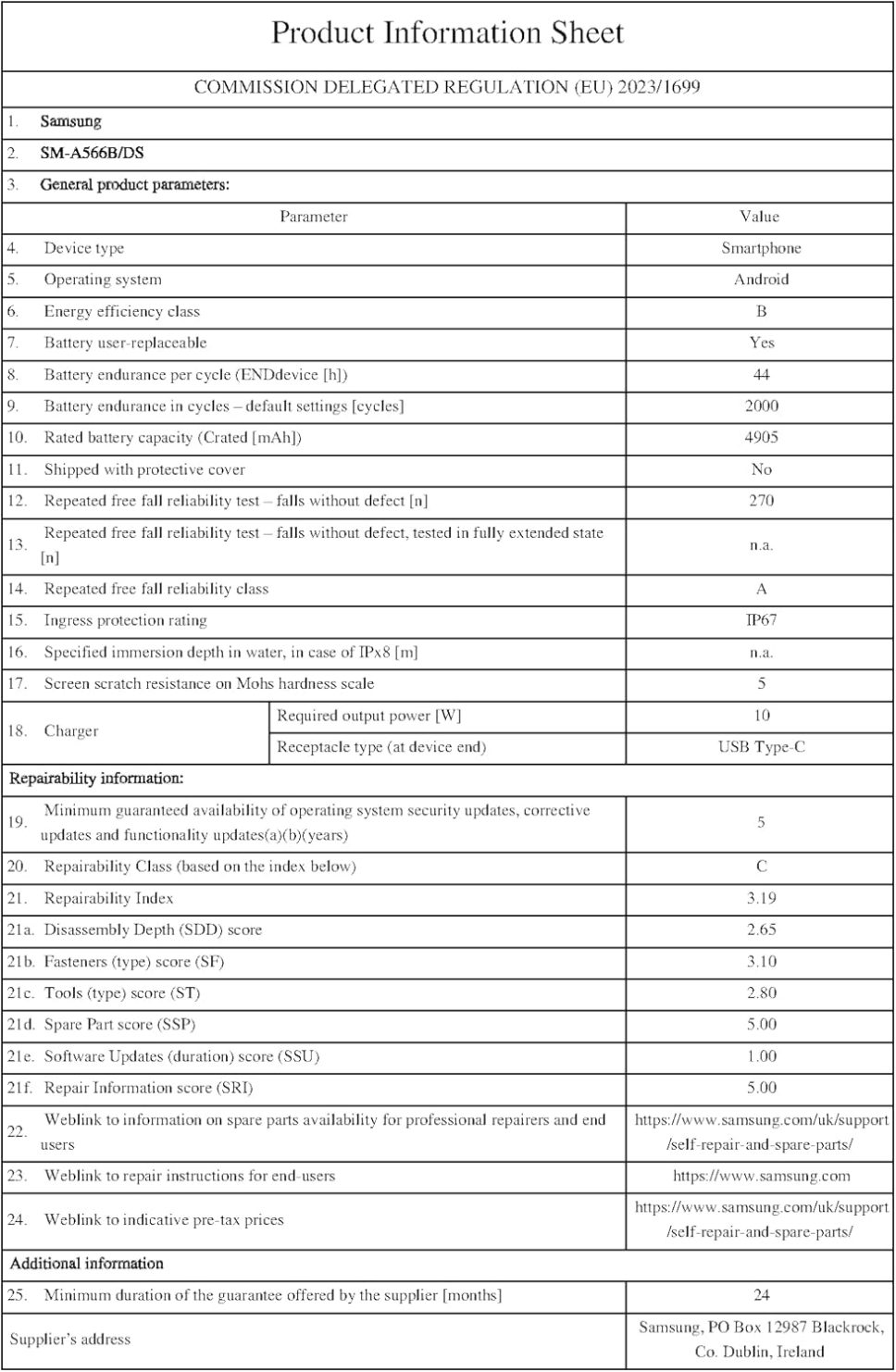 Samsung Galaxy A56 5G AI Smartphone ohne Vertrag - Online Shop