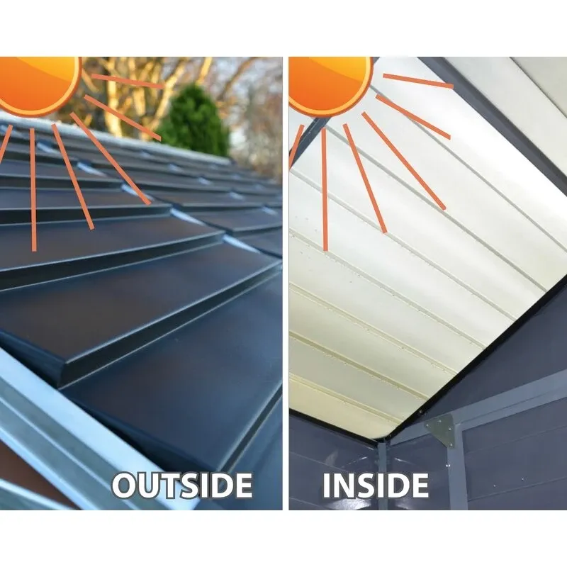 Skylight 6' wide x 8' deep plastic storage shed - Online Shop