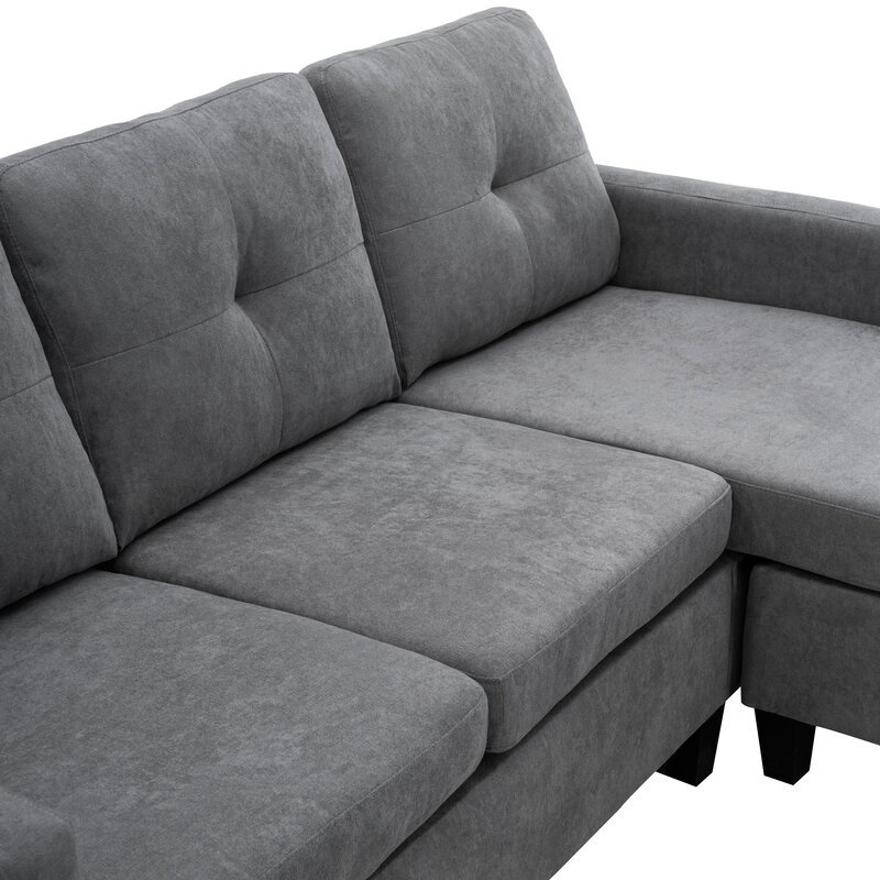 Almendarez 77′′ Wide Reversible Modular Sofa & Chaise With Ottoman - Online Shop