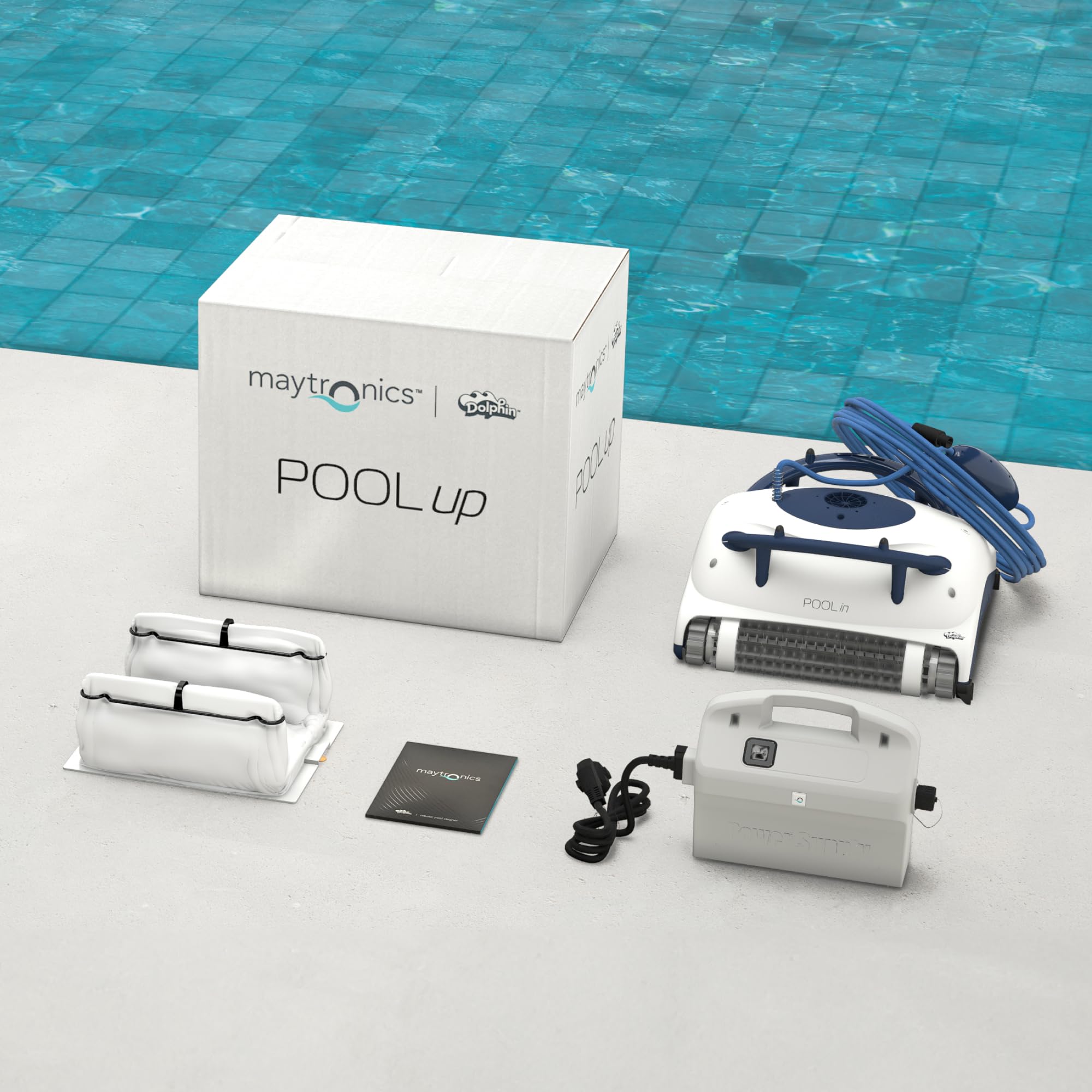 Dolphin Pool UP Robot Electric Pool Cleaner - Wall Cleaning, Above Ground Pools up to 8 meters in Length - Online Shop