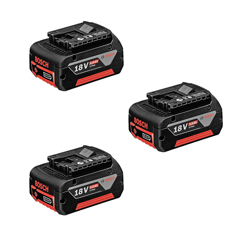 Pack 10 outils 18V - BOSCH 0 615 A50 04G Professional - Livré avec 3 batteries 18V 5.Ah Li-Ion + chargeur et sac de transport - Online Shop