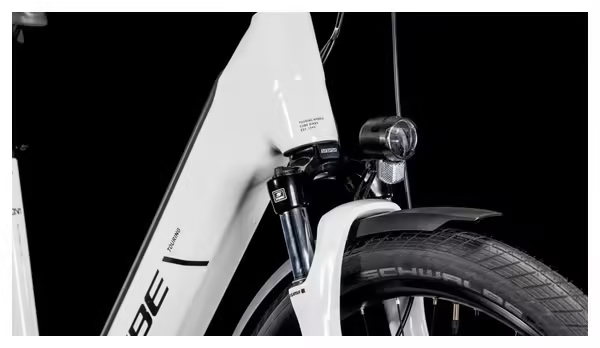 Cube Touring Hybrid One 500 Easy Entry Electric Hybrid Bike Shimano Cues 9S 500 Wh 700 mm Cotton White Grey 2025 - Online Shop