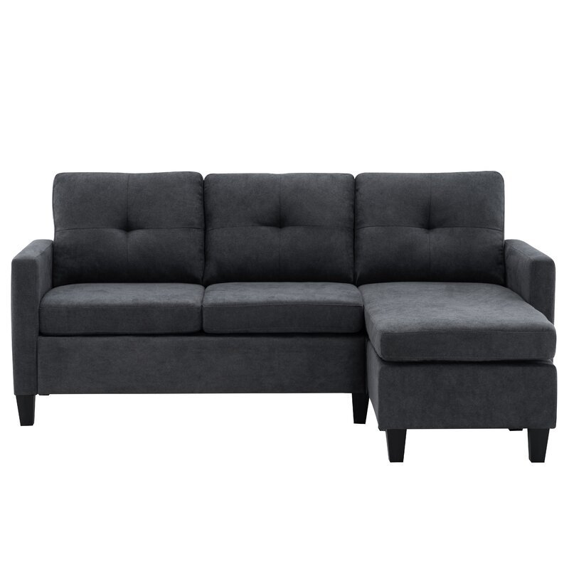 Almendarez 77′′ Wide Reversible Modular Sofa & Chaise With Ottoman - Online Shop
