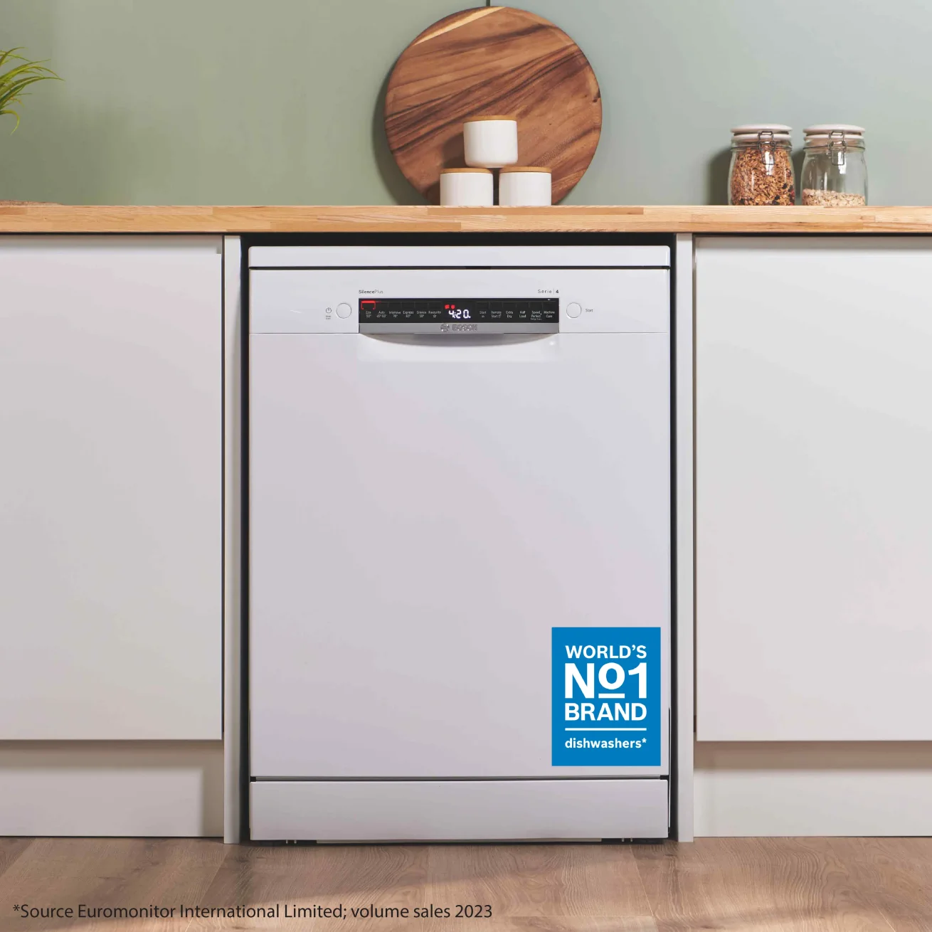 Bosch SMS4EKW06G Series 4 Freestanding Dishwasher 60 cm White - Online Shop