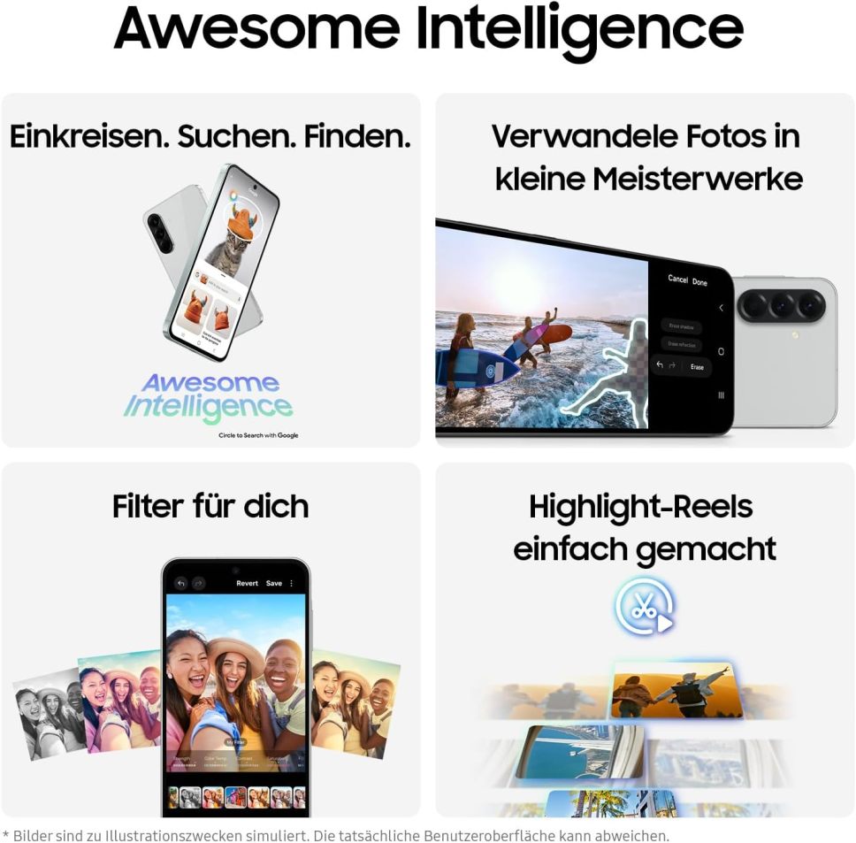 Samsung Galaxy A56 5G AI Smartphone ohne Vertrag - Online Shop