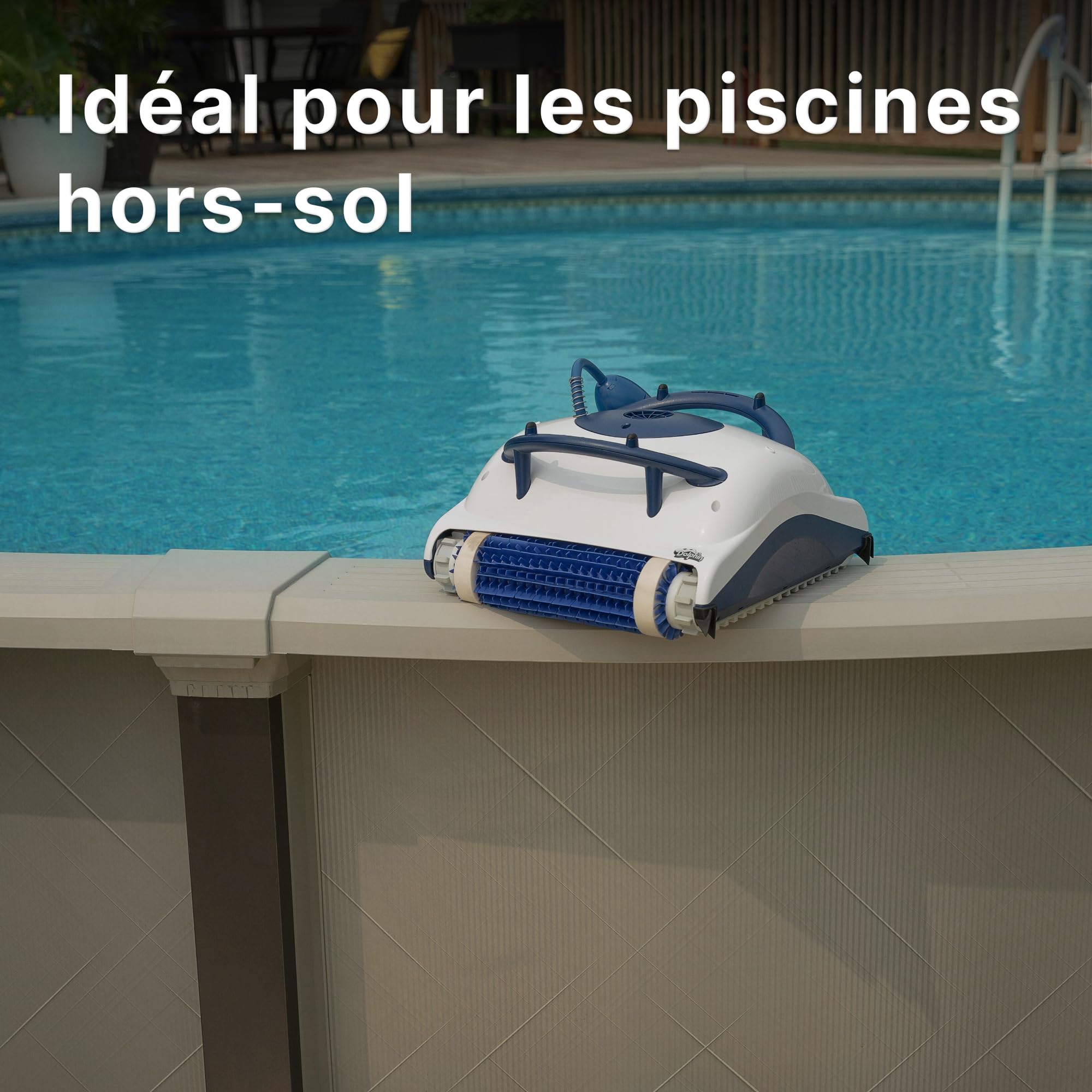 Dolphin Pool UP Robot Electric Pool Cleaner - Wall Cleaning, Above Ground Pools up to 8 meters in Length - Online Shop