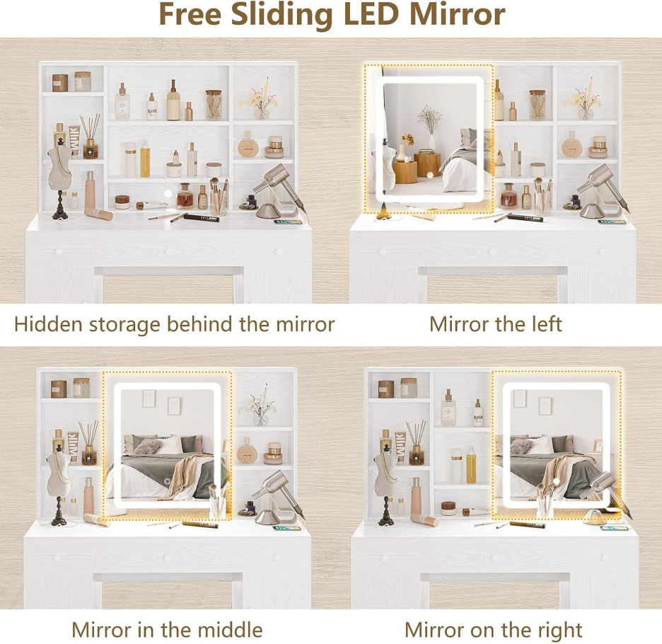 Multifunctional Vanity Mirror dressing table - Online Shop