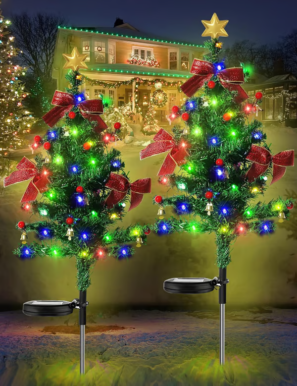 🎄Solar Christmas Trees Lights Outdoor Decoration Waterproof - Online Shop