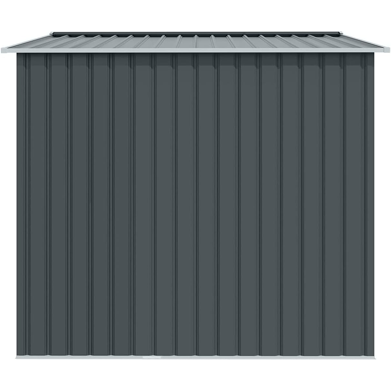 Metal Tool Shed, 277 cm x 191 cm x 192 cm, Garden Shed with Saddle Roof (Anthracite) - Online Shop