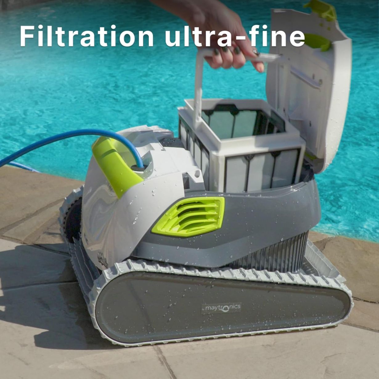 DOLPHIN T35 Electric Pool Cleaner Robot - Wall cleaning, in-ground pool up to 12 m - Online Shop